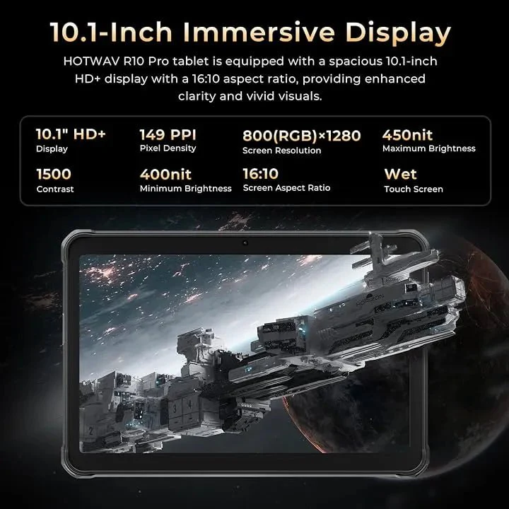 HOTWAV R10 Pro Rugged Tablet - Image 5