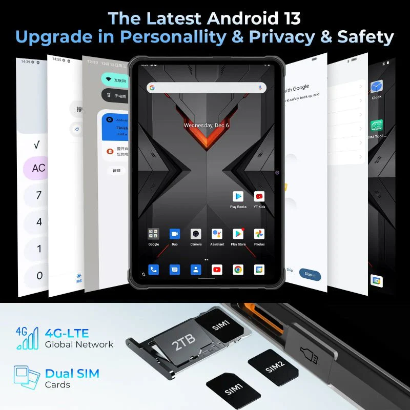 HOTWAV R7 Rugged Tablet - Image 4
