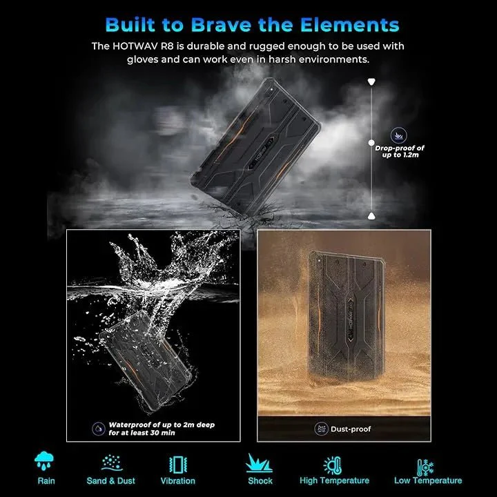 HOTWAV R8 Rugged Tablet - Image 3