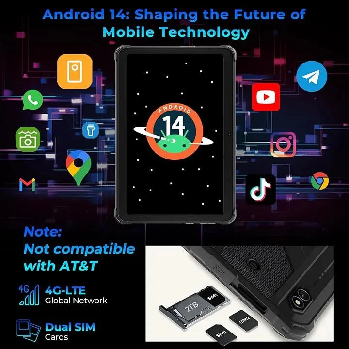 HOTWAV R8 Rugged Tablet - Image 4